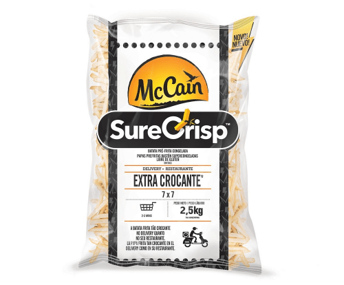 Batata Congelada McCain SureCrisp Corte Fino 2,5Kg - 5 Unidades